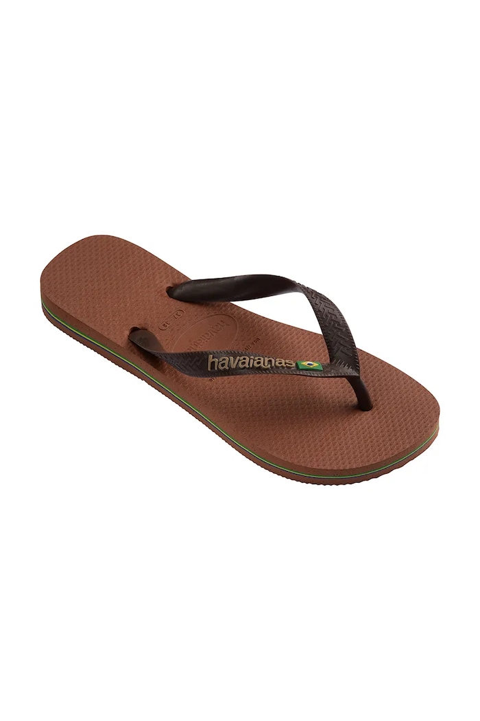Încălțăminte Havaianas șlapi BRASIL LOGO 4110850.2815 maro