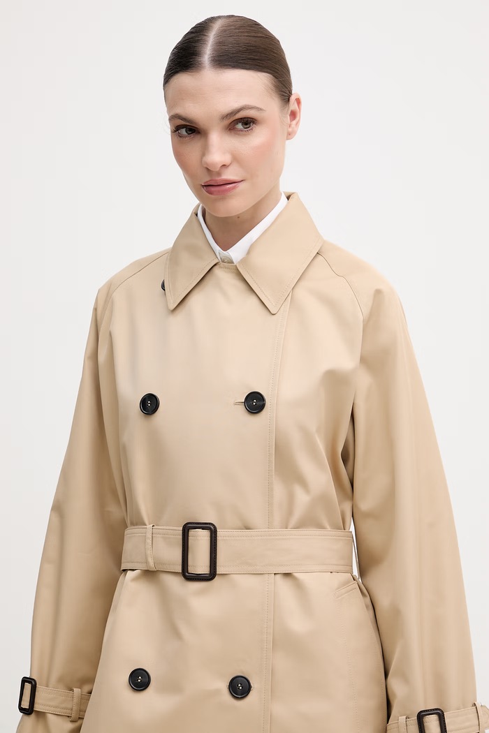 Trenčkot Weekend Max Mara CANASTA béžová 2615021021600
