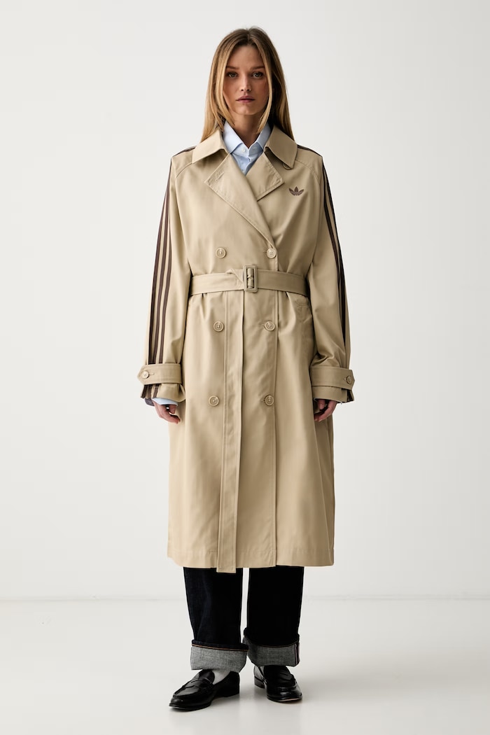 adidas Originals cappotto trench da donna non isolato beige KD3734