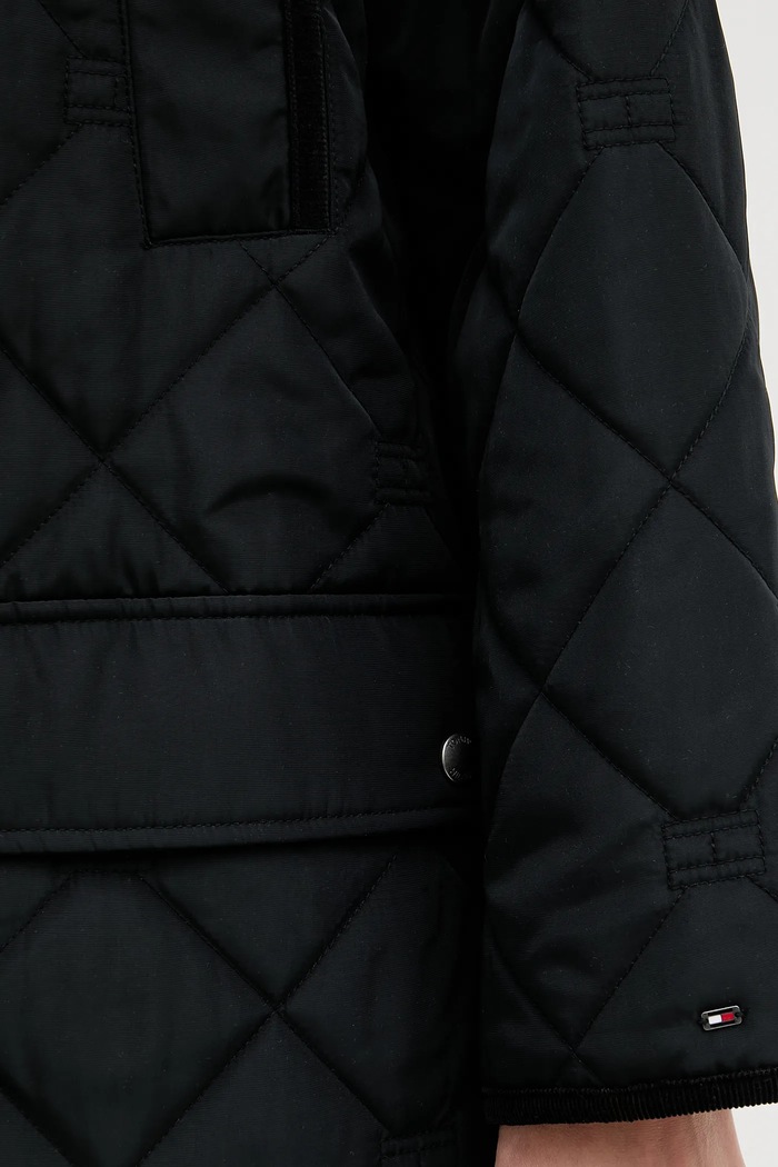 Tommy Hilfiger rövid kabát WW0WW47747 fekete
