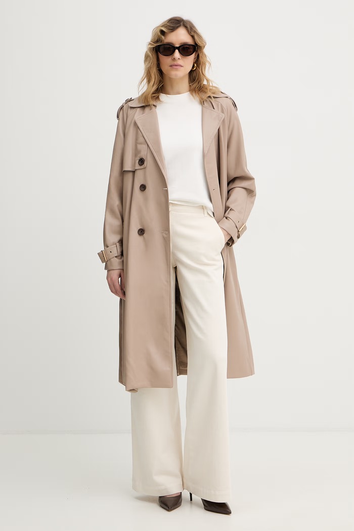 Kabát Guess BIANKA W6RL19.WJ590 béžová SS26