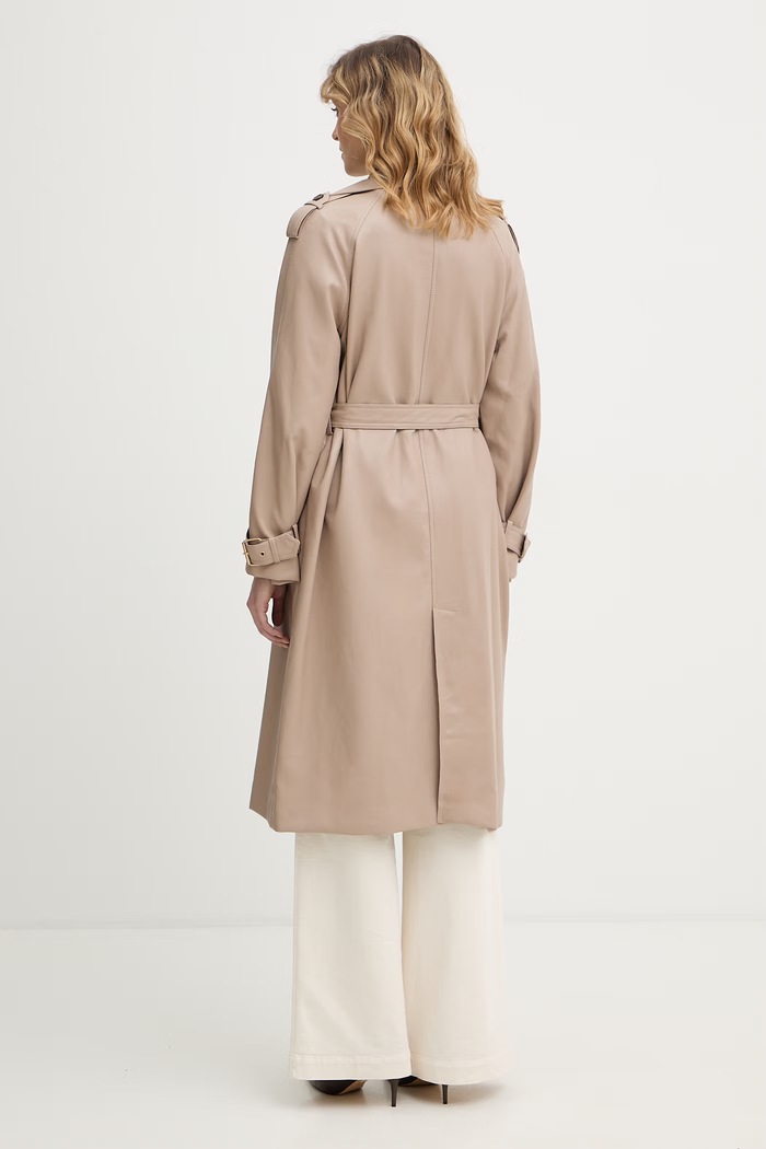 Oblečení Kabát Guess BIANKA W6RL19.WJ590 béžová