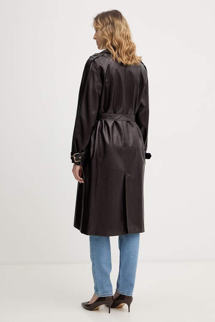 Oblečení Kabát Guess BIANKA W6RL19.WJ590 hnědá