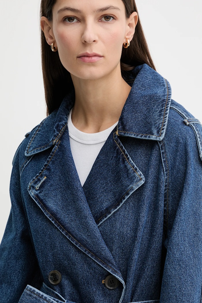 Τζιν παλτό Dkny μπλε DL5MPV83