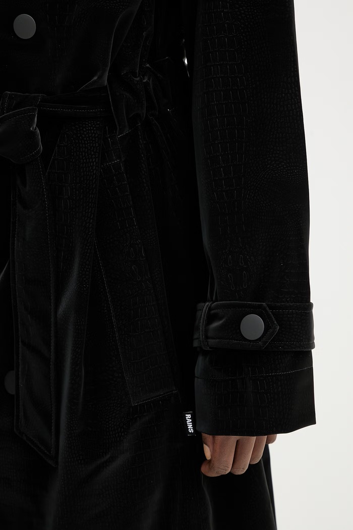 Rains trenci 12620 Trench Coat W3 12620.158 negru