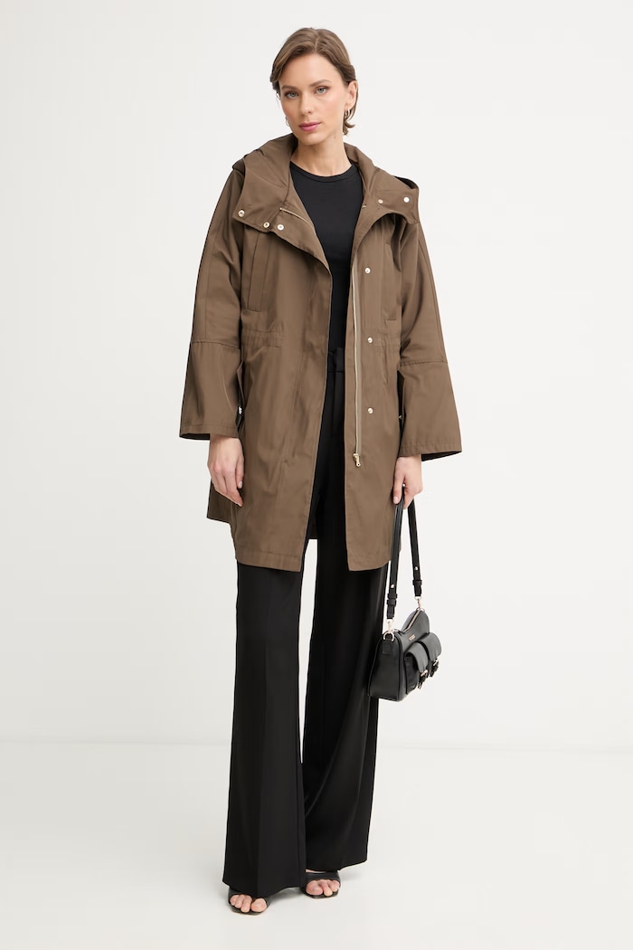 Marella parka damska Emme by Marella 2615021081200 brązowy SS26