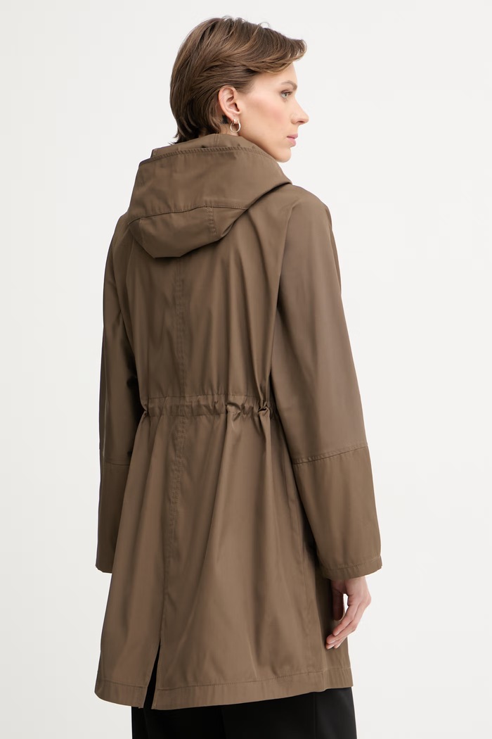 Odzież Marella parka damska Emme by Marella 2615021081200 brązowy
