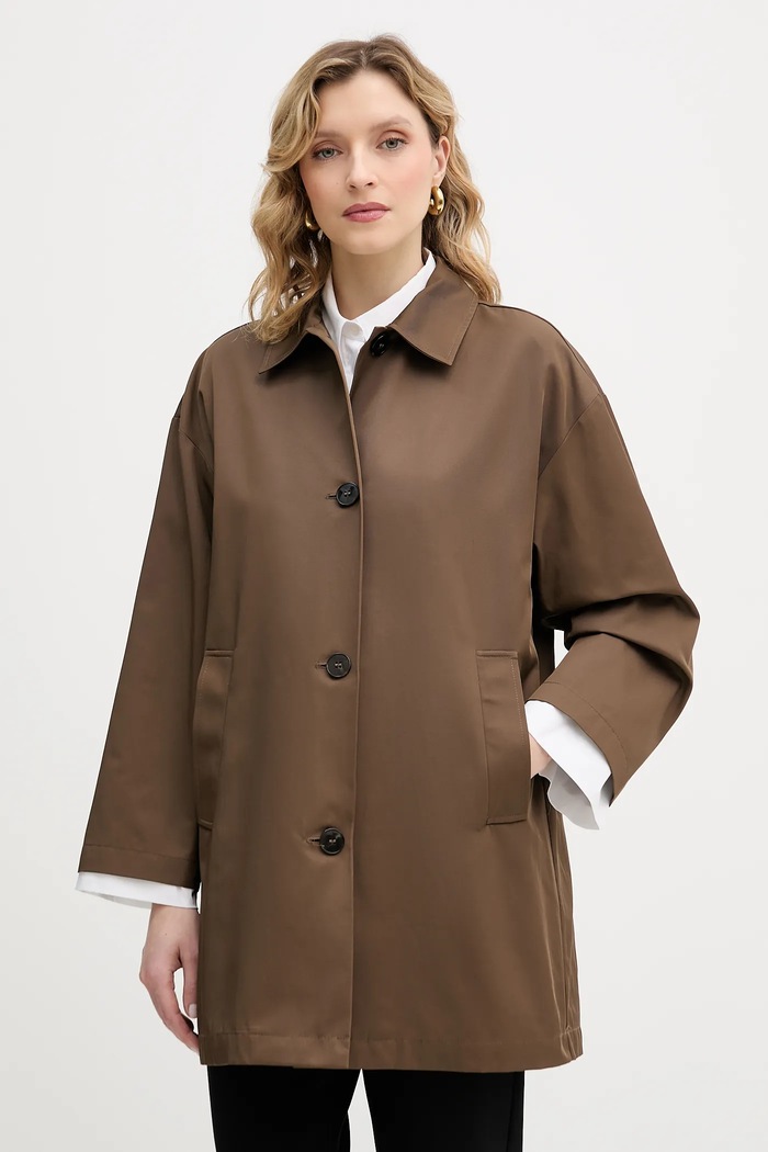 Kabát Marella Emme by Marella 2615021101200 hnedá SS26