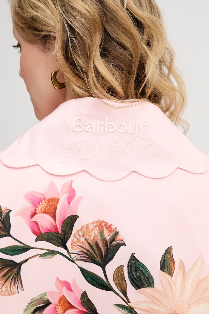 Barbour dámsky kabát x Farm Rio LSP0333