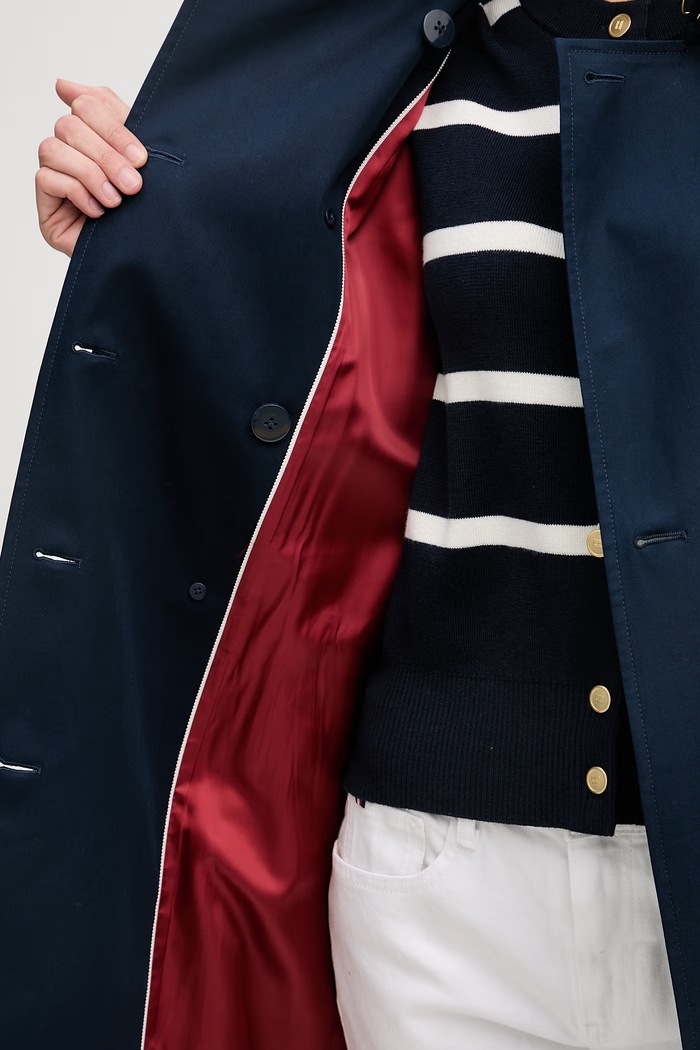 Tommy Hilfiger καμπαρντίνα γυναικεία βαμβακερή WW0WW48873