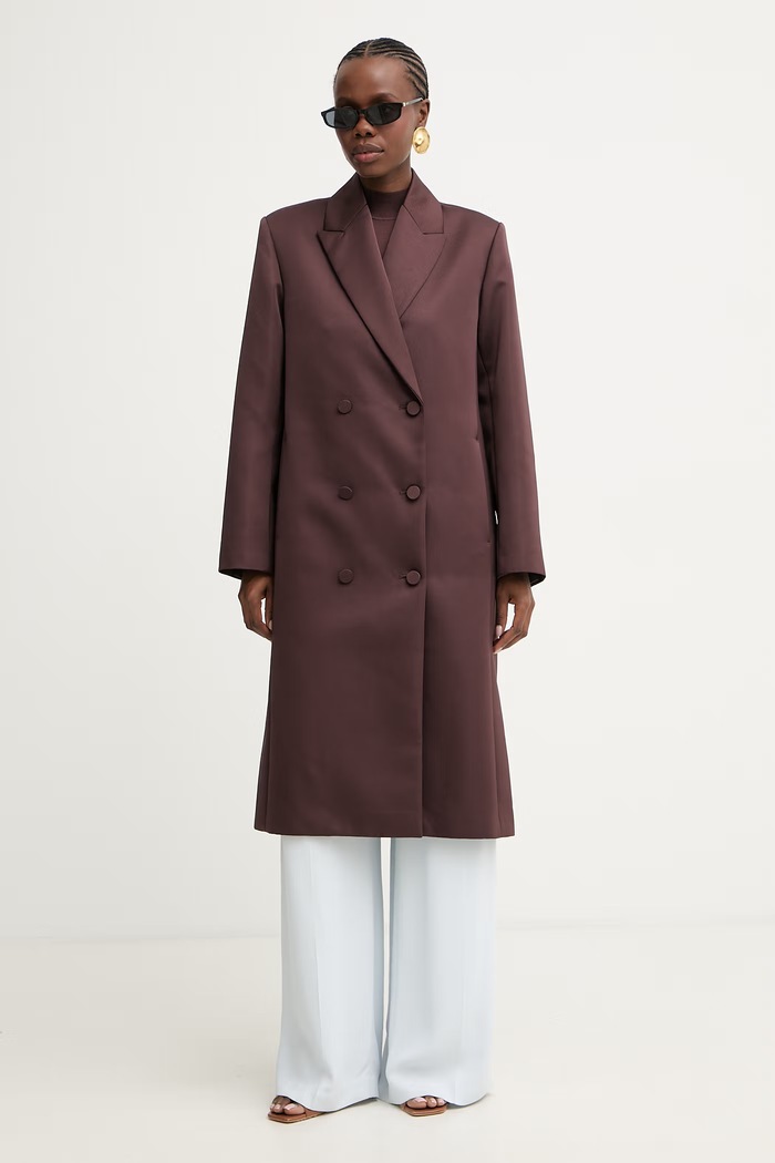 Max&Co. kabát dámsky MCOCINEMA 2616011012200 burgundské SS26