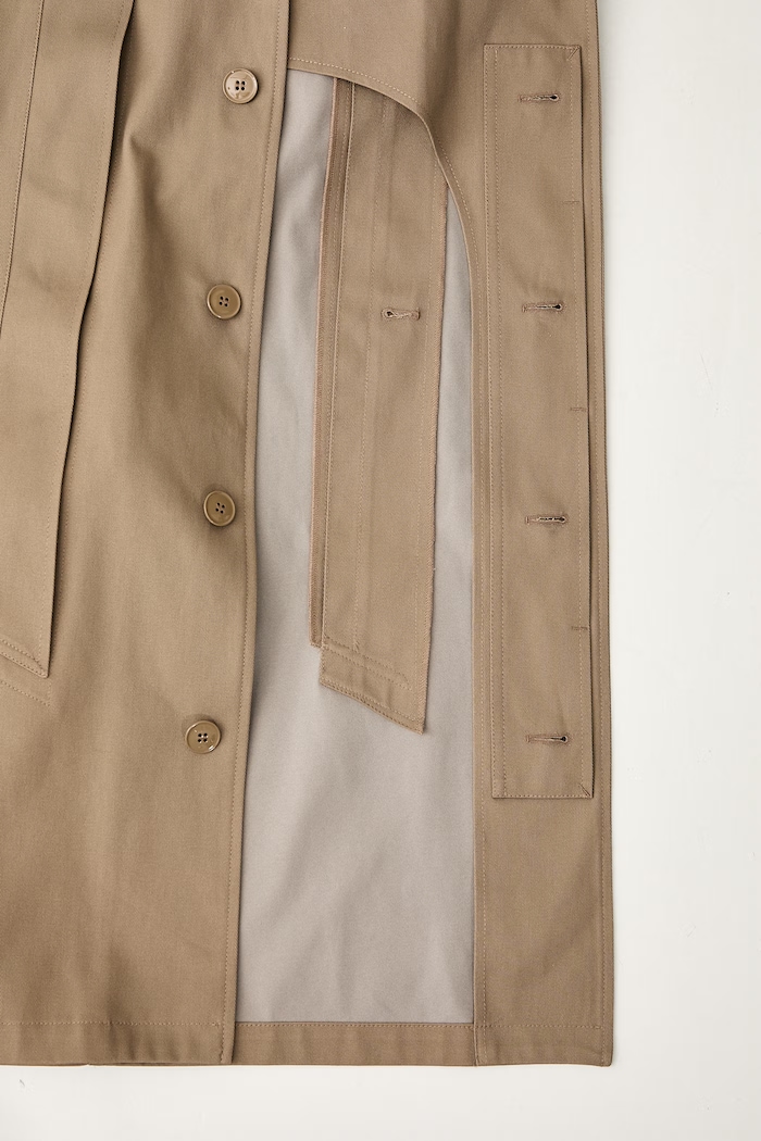 MM6 Maison Margiela Płaszcz damski bawełniany S62AA0101.M35887