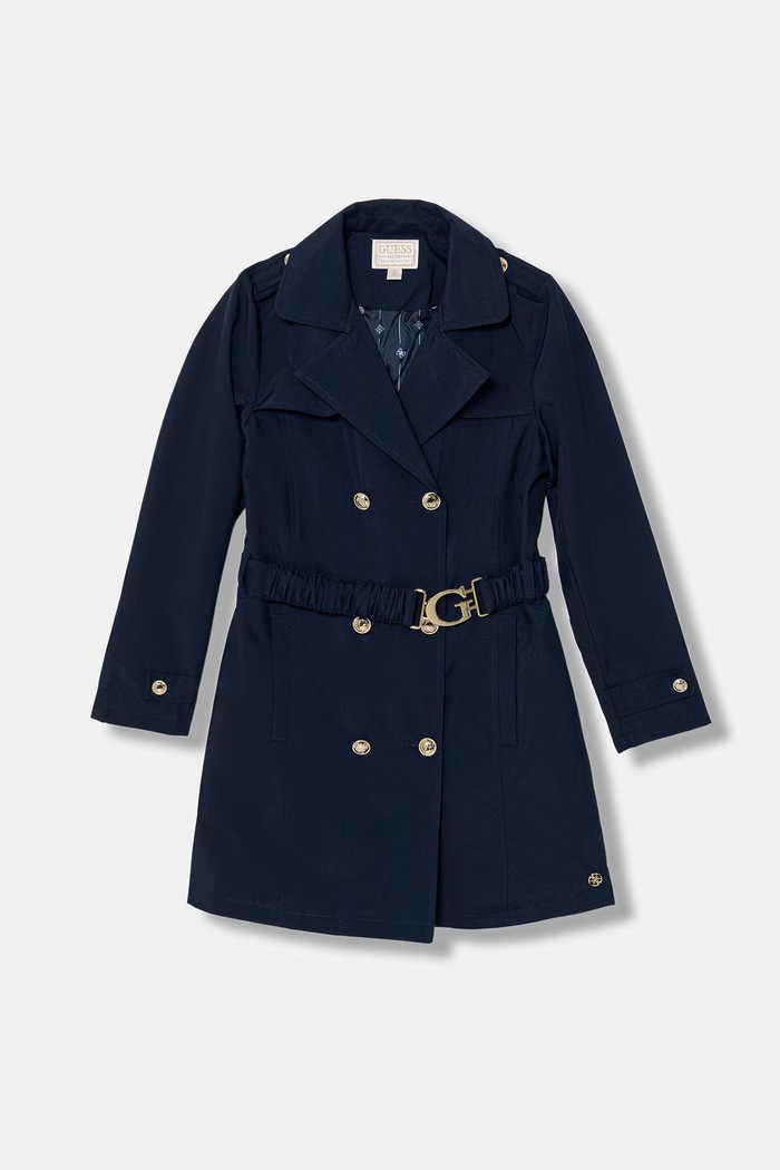Guess trench pentru copii cu captuseala bleumarin J5RL10.WFYD0.PPY2