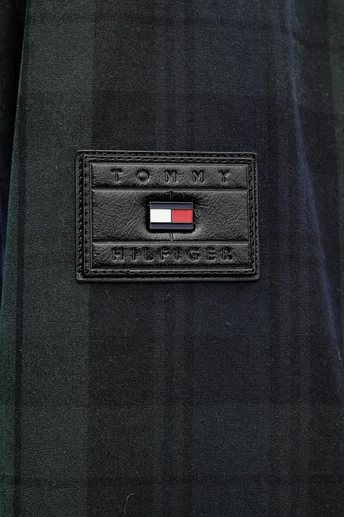 Bavlněná bunda Tommy Hilfiger MW0MW42585 námořnická modř