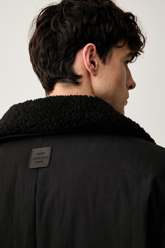 AllSaints παλτό ανδρικό με βαμβάκι M050OD