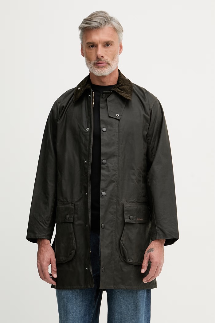 Barbour jachetă pentru bărbați, din bumbac Northumbria verde MWX0009