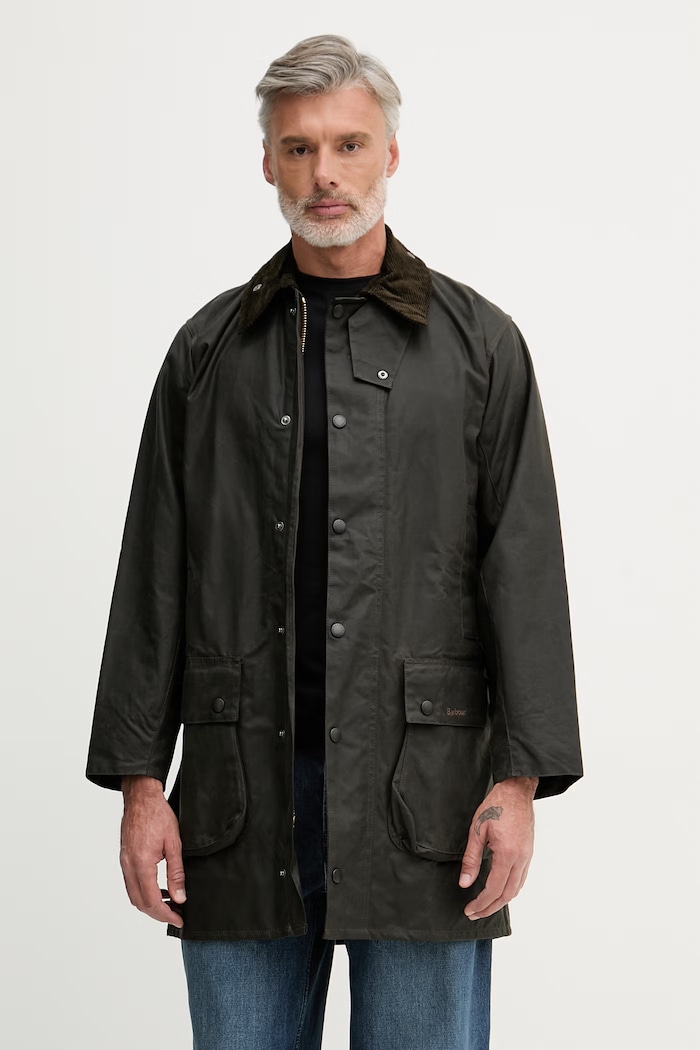 Barbour jachetă pentru bărbați, din bumbac Northumbria verde MWX0009