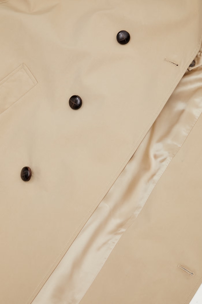 MM6 Maison Margiela тренч чоловічий з бавовною SH2AH0018.M35858 бежевий