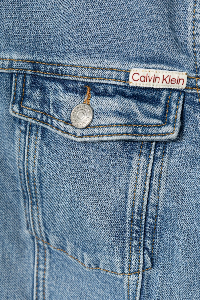Chlapec Detská rifľová bunda Calvin Klein Jeans IU0IU00726.128.176.PPY2 modrá