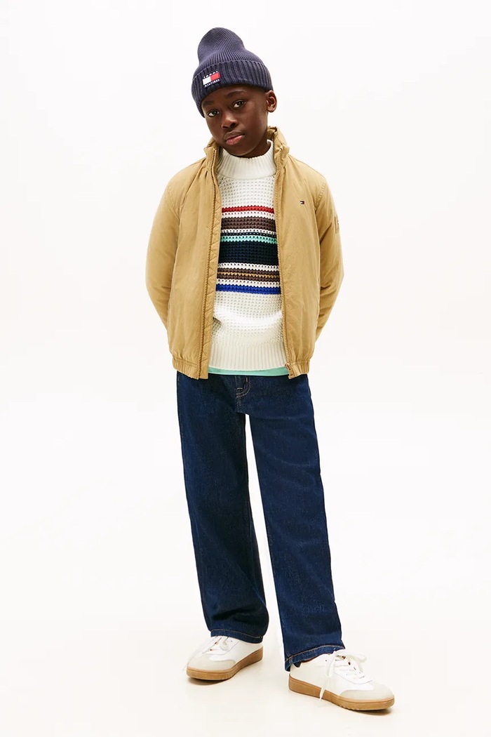 Tommy Hilfiger geacă copii KB0KB09852.128.176.PPY2 maro