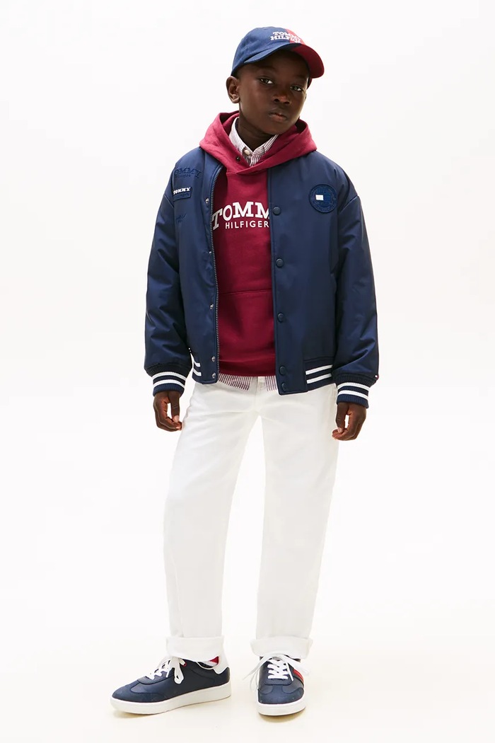 Detská bunda bomber Tommy Hilfiger KB0KB10079.128.176.PPY2 tmavomodrá