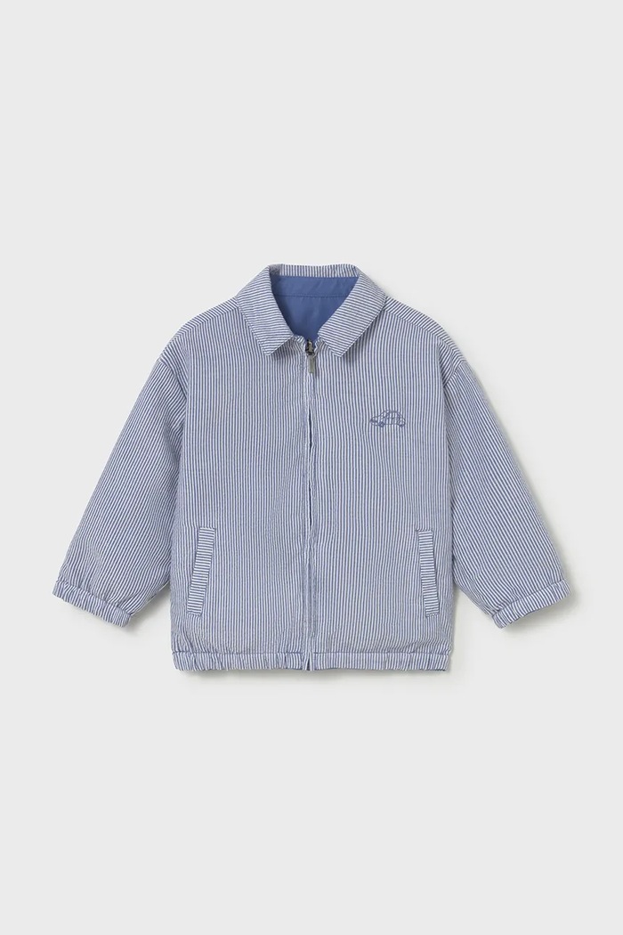 Mayoral kurtka dwustronna dziecięca 1409.3A.Baby.PPY2 niebieski SS26