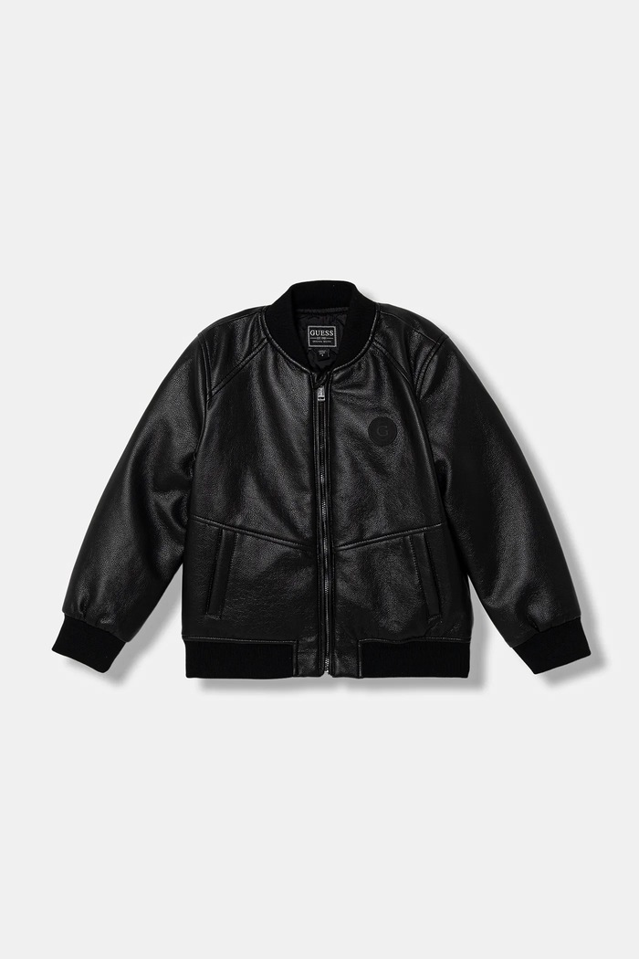 Detská bunda bomber Guess bomber čierna N6RL04.WH2J0.PPY2