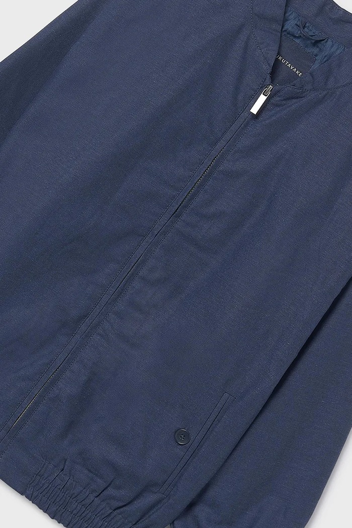 Detská bunda bomber Mayoral tmavomodrá 6414.7A.Junior.PPY2