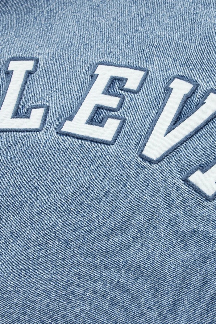 Levi's kurtka jeansowa dziecięca DENIM BOMBER JACKET 9EP681