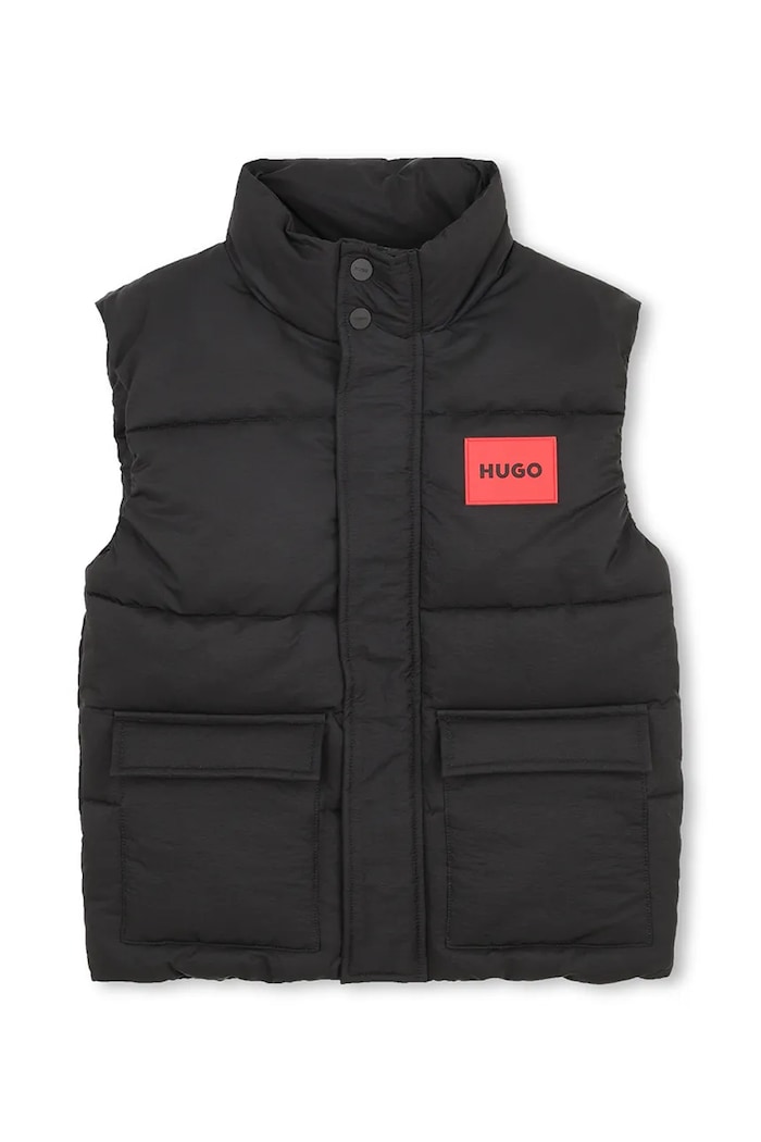 Dětská vesta HUGO G01180.162.174 černá SS26