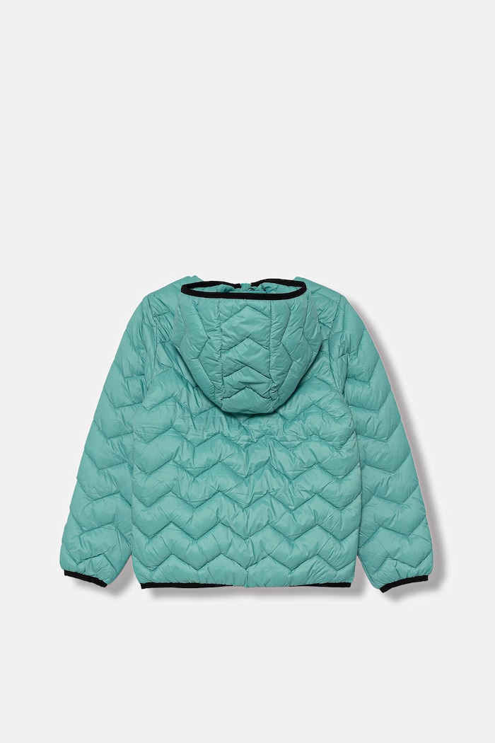United Colors of Benetton krátka bunda detská 2TWDCN04V.G.Stagionale tyrkysová SS26