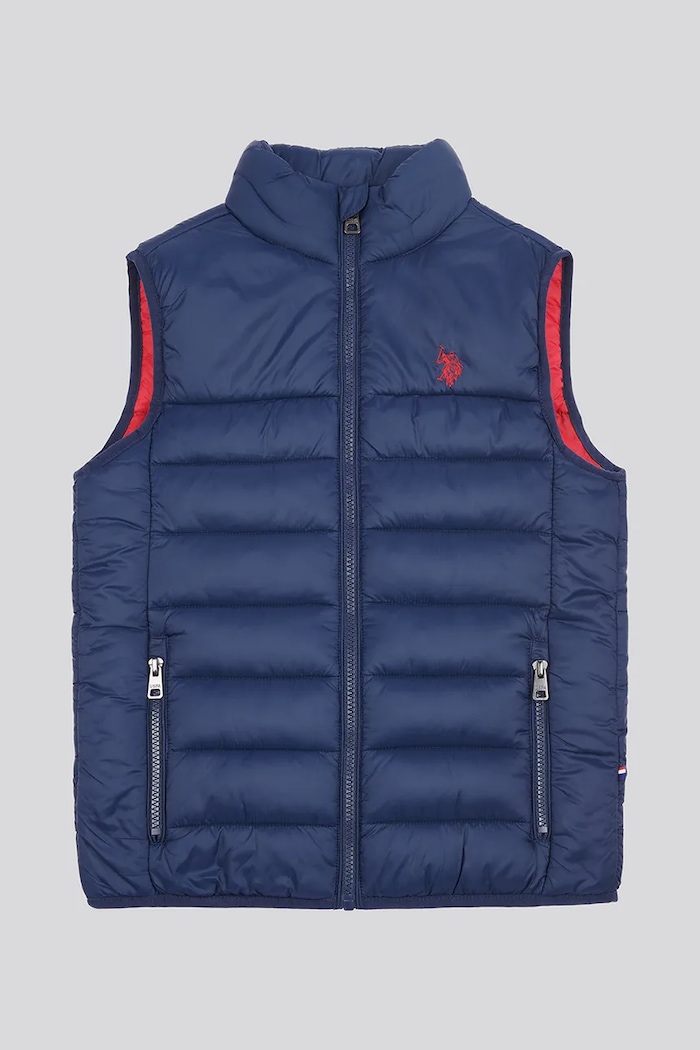 U.S. Polo Assn. vestă pentru copii USP2508 bleumarin SS26