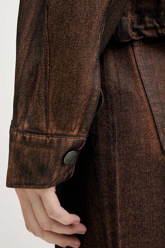 Jeans jakna Gestuz 10910873 rjava