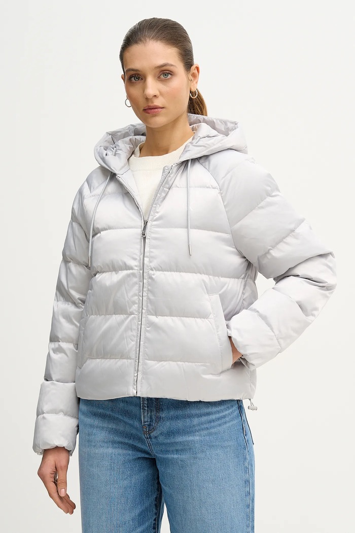 Calvin Klein Jeans rövid kabát enyhén szigetelt szürke LV047E509G