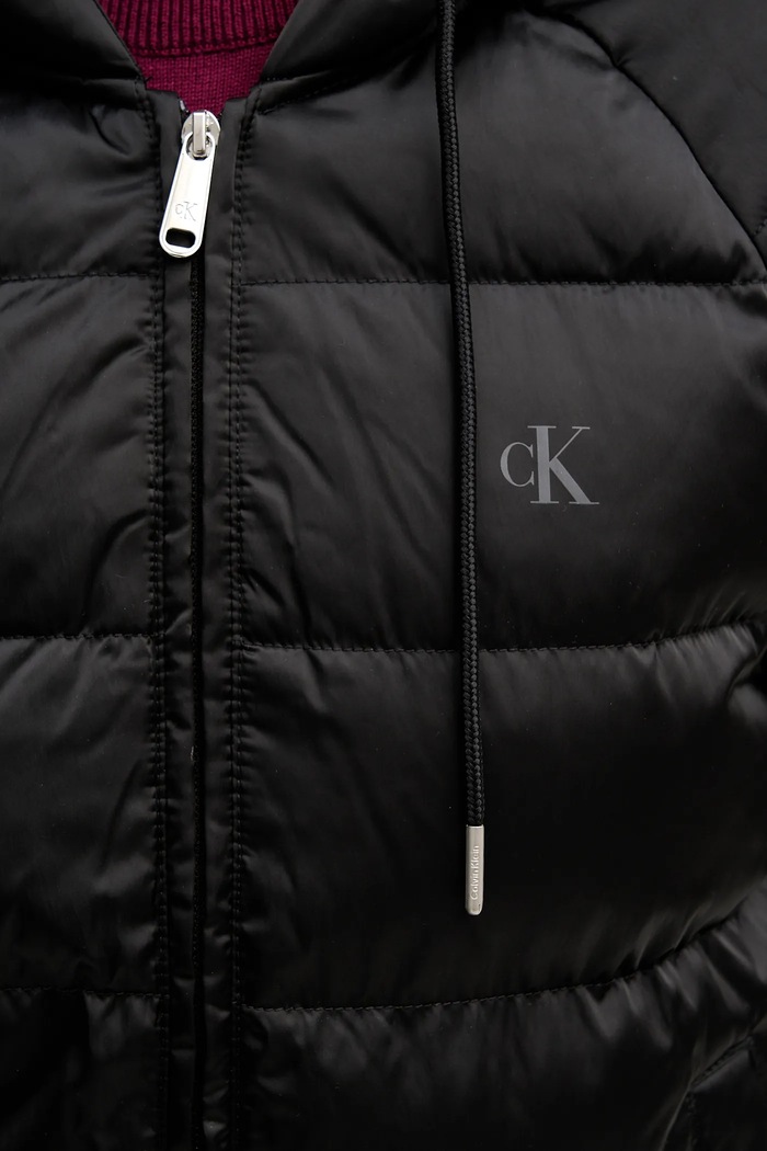 Calvin Klein Jeans rövid kabát LV047E509G fekete