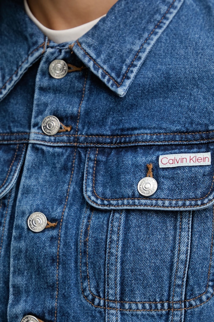 Traper jakna Calvin Klein Jeans LV047E629G plava