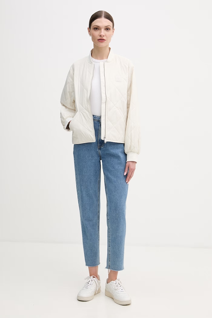 Μπουφάν Calvin Klein Jeans LV147E514G μπεζ SS26