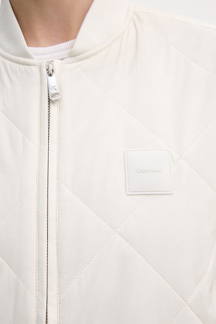 Μπουφάν Calvin Klein Jeans LV147E514G μπεζ