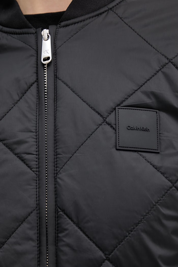 Μπουφάν Calvin Klein Jeans LV147E514G μαύρο
