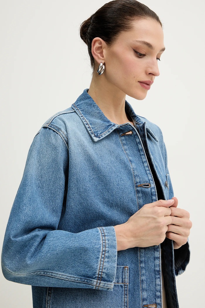 Дънково яке Weekend Max Mara CIRCOLI син 2615041091600