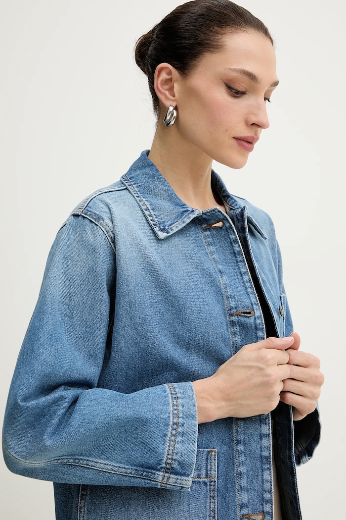Дънково яке Weekend Max Mara CIRCOLI син 2615041091600
