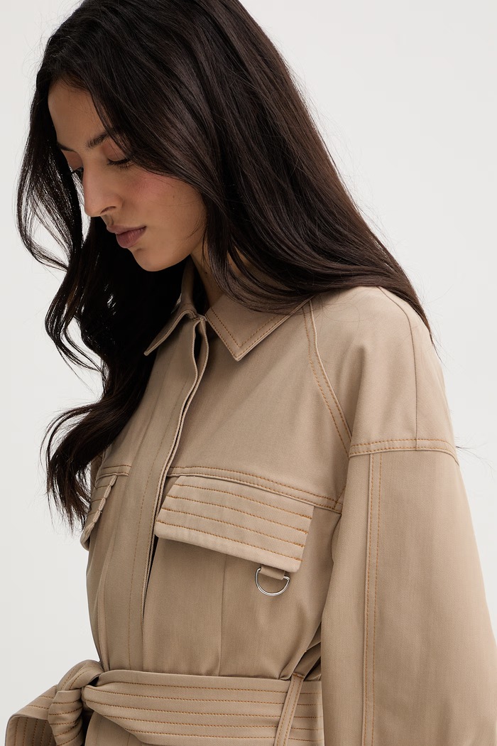 Džínová bunda MM by Max Mara WEST béžová 2616911017600