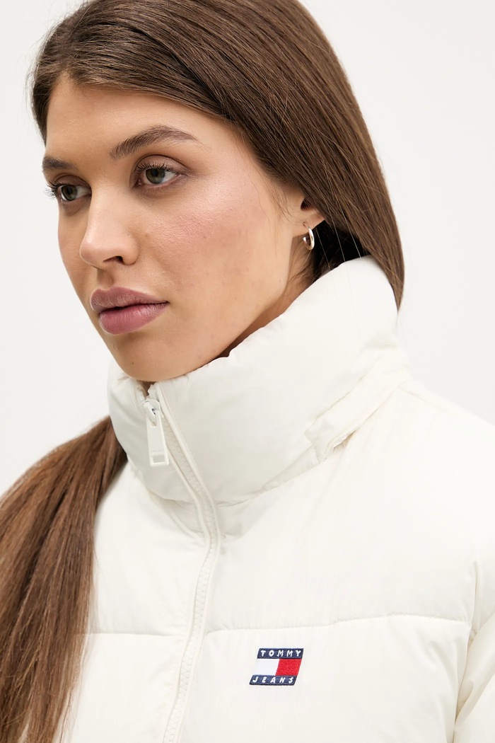 Μπουφάν Tommy Jeans DW0DW22041 μπεζ