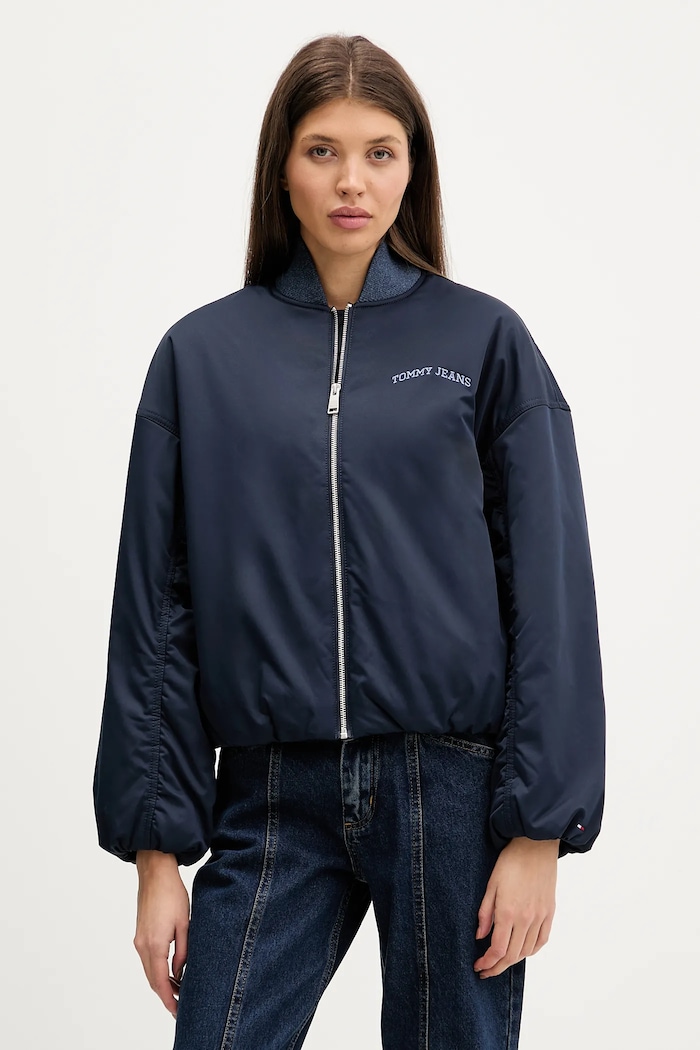 Tommy Jeans bomber dzseki enyhén szigetelt sötétkék DW0DW22044