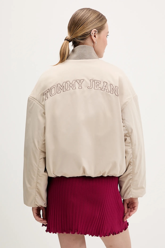 Ruházat Tommy Jeans bomber dzseki DW0DW22044 bézs