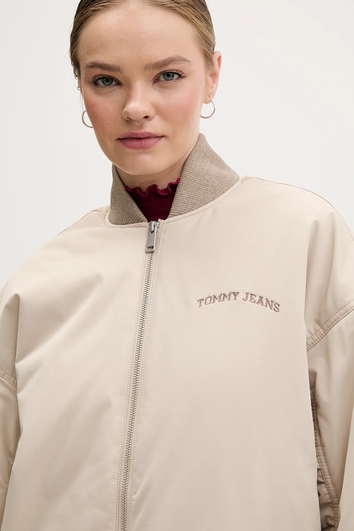 Tommy Jeans bomber dzseki bézs DW0DW22044