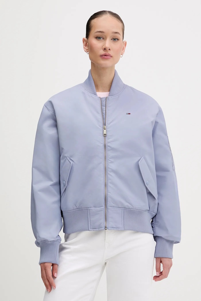 Tommy Jeans bomber dzseki enyhén szigetelt kék DW0DW22046