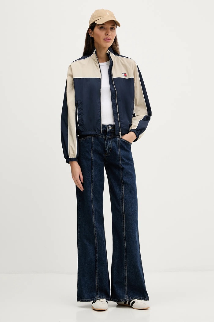 Tommy Jeans rövid kabát DW0DW22055 sötétkék SS26