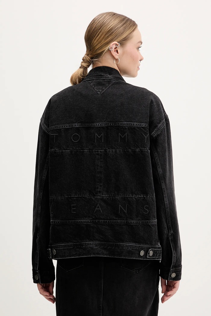 Ruházat Tommy Jeans farmerdzseki DW0DW22602 fekete