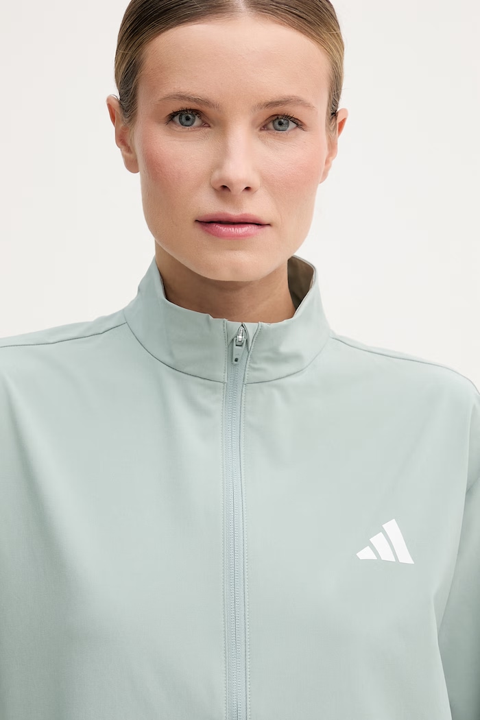 Tréningová bunda adidas Performance tyrkysová KC5489